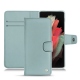 Housse cuir Samsung Galaxy S21 Ultra - Bleu ciel ( Nappa - Pantone 277C ) 