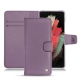 Housse cuir Samsung Galaxy S21 Ultra - Lilas ( Nappa - Pantone 2645U ) 