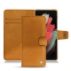 Samsung Galaxy S21 Ultra leather case - Or Maïa ( Pantone 871C ) 