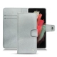 Housse cuir Samsung Galaxy S21 Ultra - Platinium ( Pantone 877C ) 