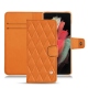 Funda de piel Samsung Galaxy S21 Ultra - Orange - Couture ( Nappa - Pantone 1495U ) 