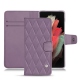 Custodia in pelle Samsung Galaxy S21 Ultra - Lilas - Couture ( Nappa - Pantone 2645U ) 
