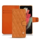 硬质真皮保护套 Samsung Galaxy S21 Ultra - Mandarine vintage - Couture