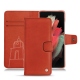 Custodia in pelle Samsung Galaxy S21 Ultra - Arange clouquié