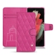 硬质真皮保护套 Samsung Galaxy S21 Ultra - Rose BB - Couture