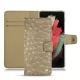 Custodia in pelle Samsung Galaxy S21 Ultra - Autruche desert