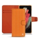 Housse cuir Samsung Galaxy S21 Ultra - Abaca arancio