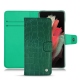 Custodia in pelle Samsung Galaxy S21 Ultra - Crocodile pino