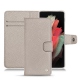 Housse cuir Samsung Galaxy S21 Ultra - Taupe innocent