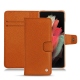 Housse cuir Samsung Galaxy S21 Ultra - Orange vibrant