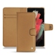 Housse cuir Samsung Galaxy S21 Ultra - Beige Veggie