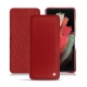 Samsung Galaxy S21 Ultra leather case - Rouge ( Nappa - Pantone 199C ) 
