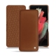 硬质真皮保护套 Samsung Galaxy S21 Ultra - Marron ( Nappa - Pantone 1615C ) 