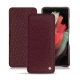 Custodia in pelle Samsung Galaxy S21 Ultra - Lie de vin ( Pantone 5115C ) 