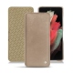 Housse cuir Samsung Galaxy S21 Ultra - Taupe vintage ( Pantone 7530C ) 