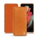 Samsung Galaxy S21 Ultra leather case - Mandarine vintage ( Pantone 165C ) 