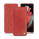Samsung Galaxy S21 Ultra leather case - Cerise vintage ( Pantone 185C ) 