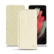 Capa em pele Samsung Galaxy S21 Ultra - Crocodile milk