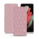 Capa em pele Samsung Galaxy S21 Ultra - Rose - Couture ( Nappa - Pantone 2365C ) 