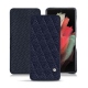 Housse cuir Samsung Galaxy S21 Ultra - Cobalt - Couture ( Pantone 2766C ) 
