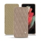 Custodia in pelle Samsung Galaxy S21 Ultra - Taupe vintage - Couture
