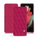 Custodia in pelle Samsung Galaxy S21 Ultra - Rose fluo - Couture