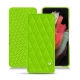 Funda de piel Samsung Galaxy S21 Ultra - Vert fluo - Couture
