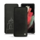 Housse cuir Samsung Galaxy S21 Ultra - Negre poudro