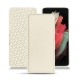 Housse cuir Samsung Galaxy S21 Ultra - Blanc PU