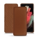 Samsung Galaxy S21 Ultra leather case - Marron PU