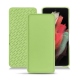 Housse cuir Samsung Galaxy S21 Ultra - Vert olive PU