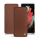 Samsung Galaxy S21 Ultra leather case - Marron délicat