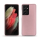 Capa em pele Samsung Galaxy S21 Ultra - Rose ( Nappa - Pantone 2365C ) 