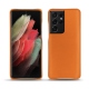 Funda de piel Samsung Galaxy S21 Ultra - Orange ( Nappa - Pantone 1495U ) 