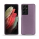 Funda de piel Samsung Galaxy S21 Ultra - Lilas ( Nappa - Pantone 2645U ) 