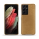 Capa em pele Samsung Galaxy S21 Ultra - Sable vintage ( Roughtcut - Gaucho#57254 ) 