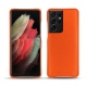 Funda de piel Samsung Galaxy S21 Ultra - Orange fluo