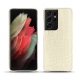 Funda de piel Samsung Galaxy S21 Ultra - Crocodile milk