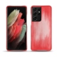 Lederschutzhülle Samsung Galaxy S21 Ultra - Rose Patine