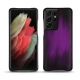 硬质真皮保护套 Samsung Galaxy S21 Ultra - Violet Patine