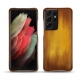 Samsung Galaxy S21 Ultra leather cover - Doré Patine