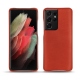 Custodia in pelle Samsung Galaxy S21 Ultra - Arange clouquié