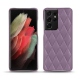 硬质真皮保护套 Samsung Galaxy S21 Ultra - Lilas - Couture ( Nappa - Pantone 2645U ) 