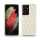 Funda de piel Samsung Galaxy S21 Ultra - Blanc escumo - Couture