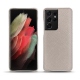 Capa em pele Samsung Galaxy S21 Ultra - Taupe innocent