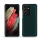 Coque cuir Samsung Galaxy S21 Ultra - Vert séduisant