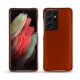 Capa em pele Samsung Galaxy S21 Ultra - Orange Veggie