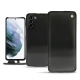 Samsung Galaxy S21+ leather case - Onyx ( Black ) 