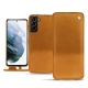 Funda de piel Samsung Galaxy S21+ - Or Maïa ( Pantone 871C ) 