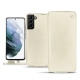 Samsung Galaxy S21+ leather case - Blanc (  Nappa - White ) 